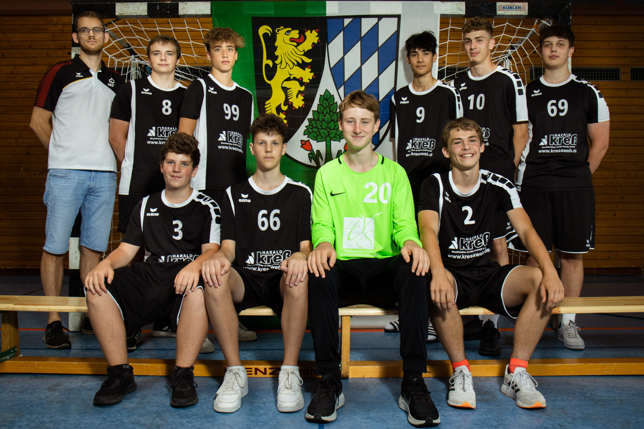 Mannschaftsfoto Männliche B-Jugend – Handball In Neckargemünd